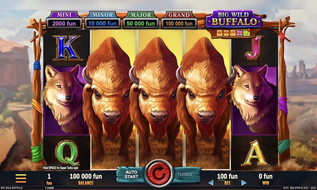 Big Wild Buffalo Slot Screenshot